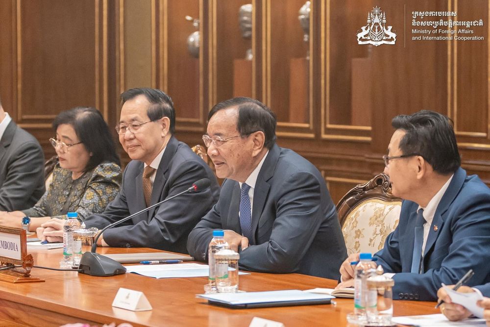 ឯកឧត្តម ប្រាក់ សុខុន ឧបនាយករដ្ឋមន្ត្រី រដ្ឋមន្ត្រីការបរទេស និងសហប្រតិបត្តិការអន្តរជាតិនៃព្រះរាជាណាចក្រកម្ពុជា បានជួបពិភាក្សាទ្វេភាគីប្រកបដោយផ្លែផ្កាជាមួយឯកឧត្តម កេស្ទូទីស ប៊ូឌ្រីស រដ្ឋមន្រ្តីការបរទេសនៃសាធារណរដ្ឋលីទុយអានី 2