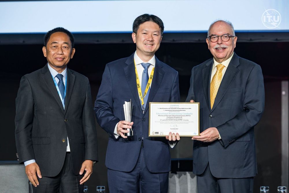 ថ្នាល Education Broadcasting Cambodia ជាប់ជា Champion នៃពានរង្វាន់ WSIS ឆ្នាំ២០២៦ ក្នុងក្រុម ការសិក្សាអនឡាញ